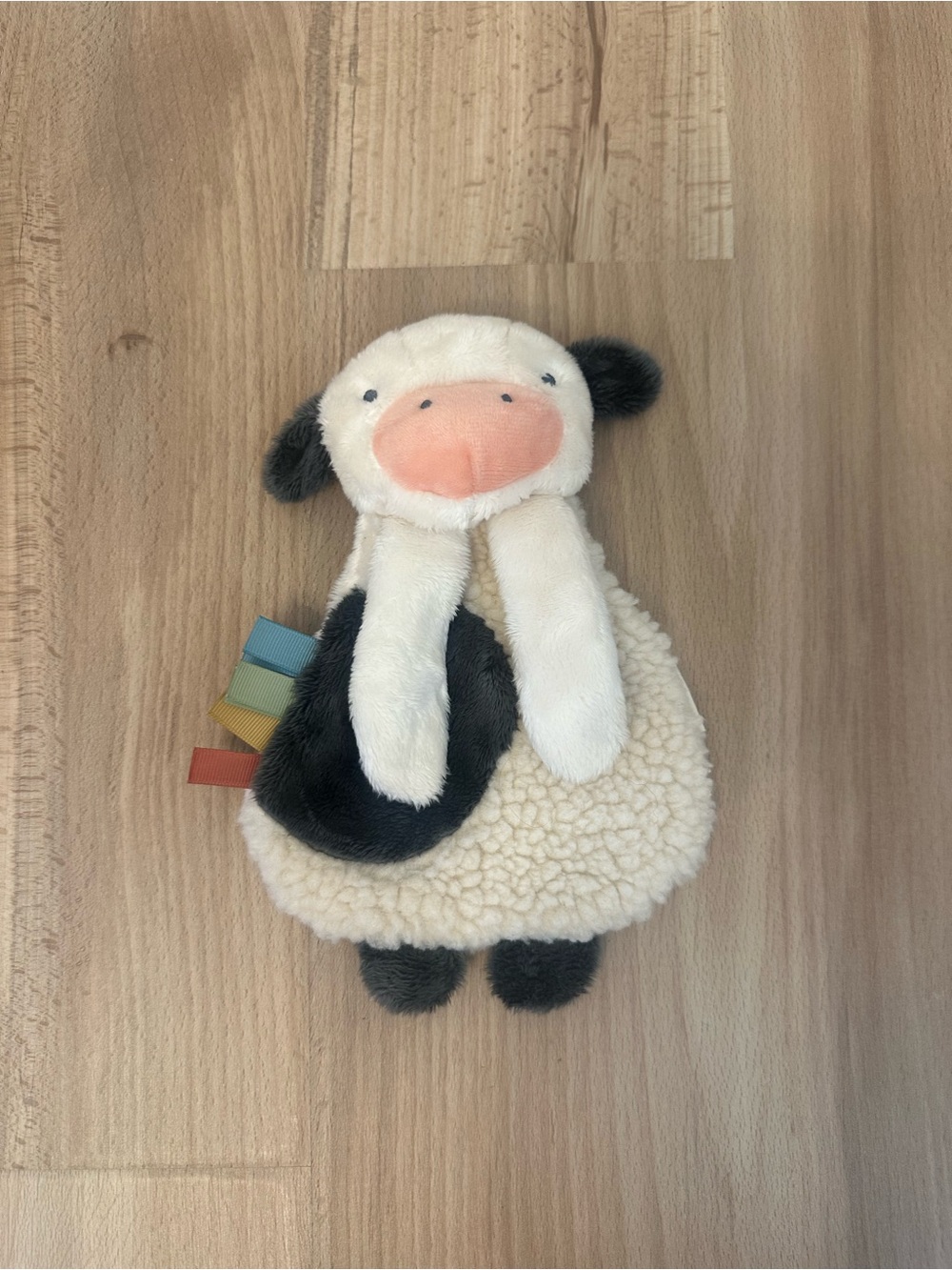 Itzy Ritzy Lovey Cow with Crinkly Sound